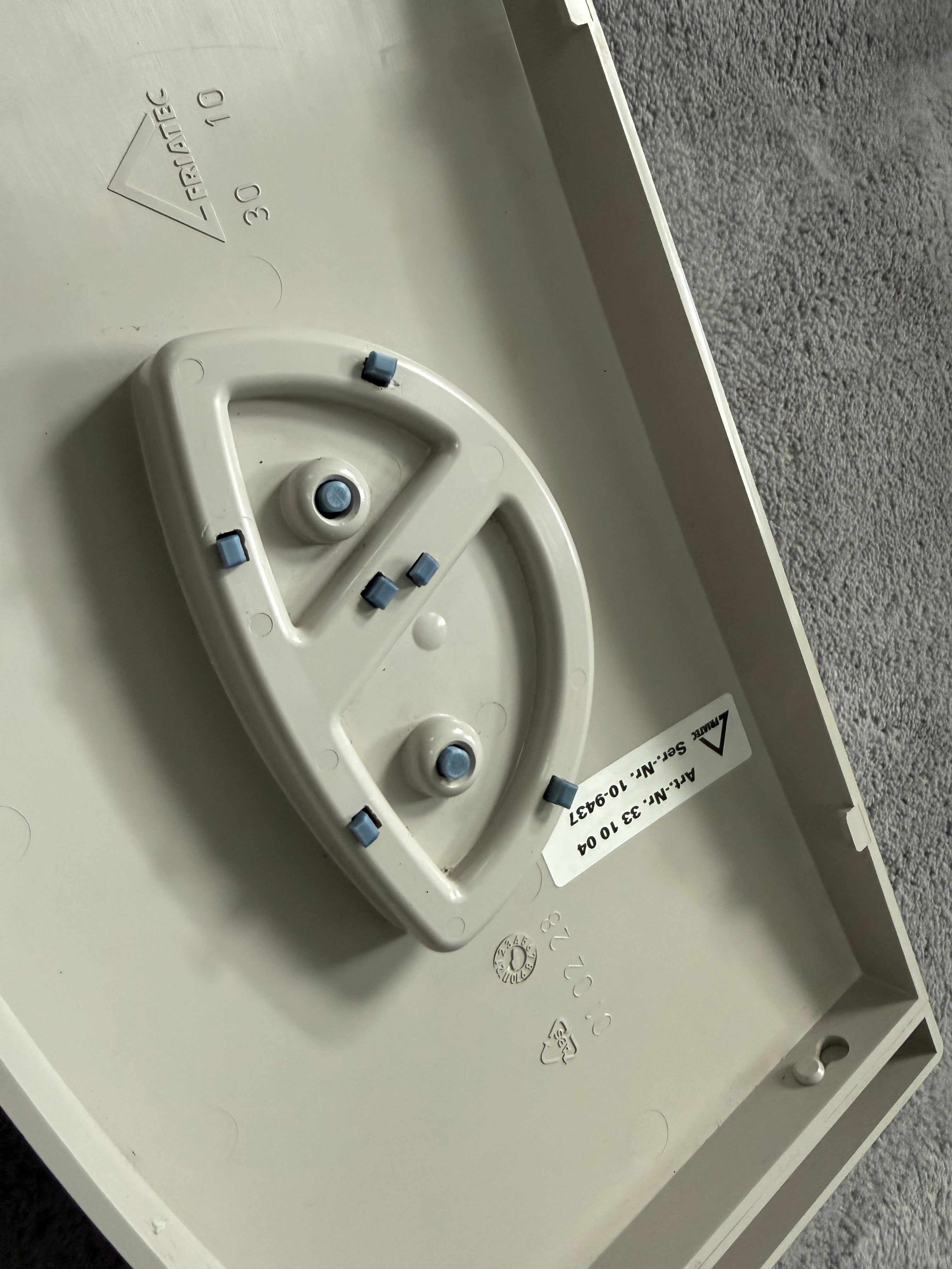 Friatec Drucktaster Toilettenspülung Ersatzteil Hellgrau