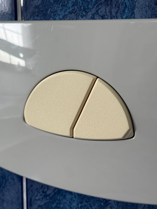Friatec Drucktaster Toilettenspülung Ersatzteil Beige