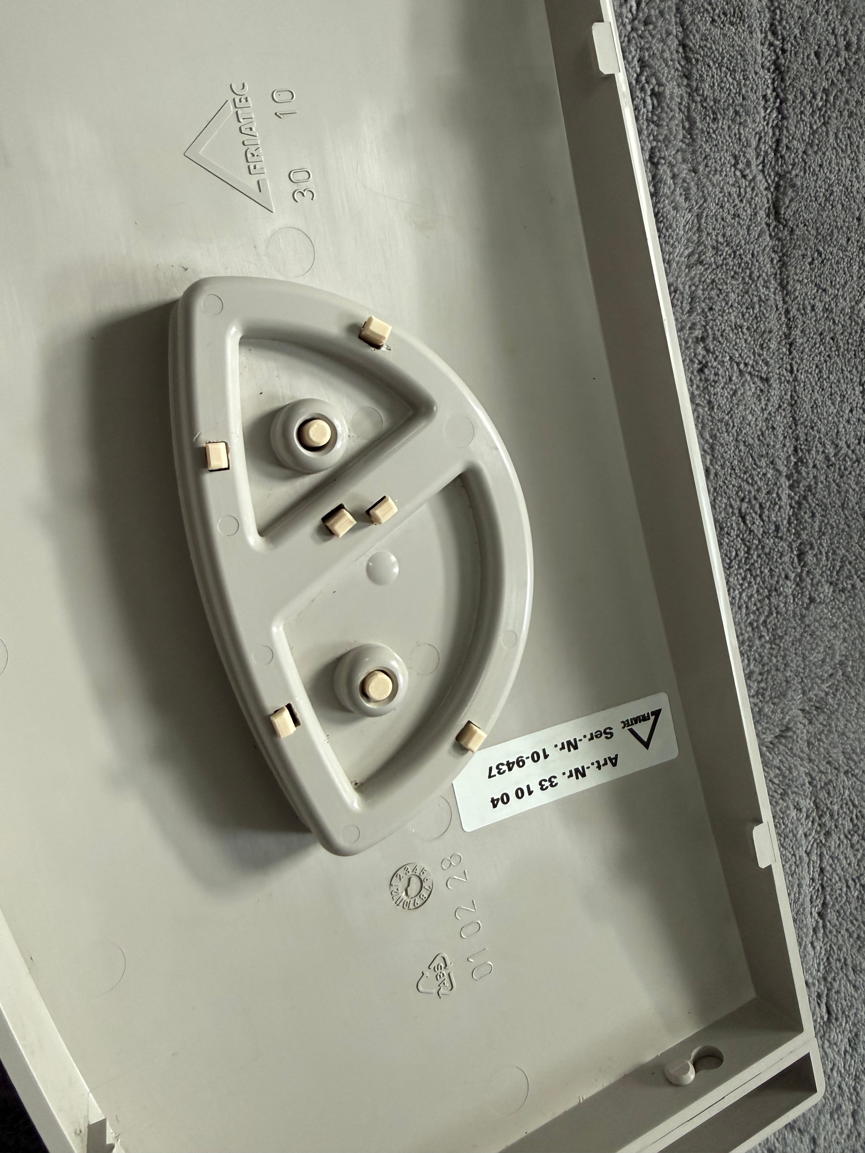 Friatec Drucktaster Toilettenspülung Ersatzteil Beige